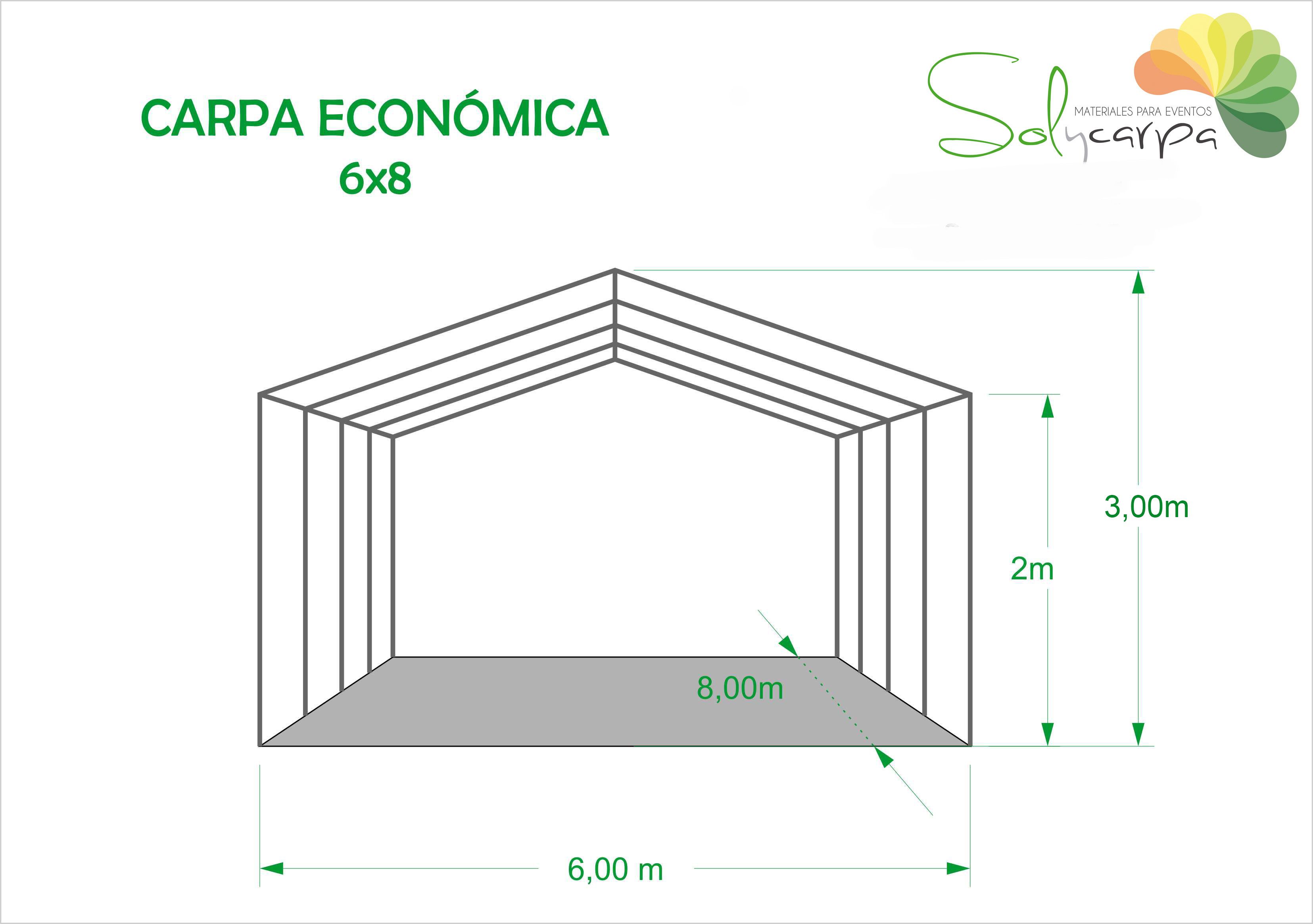 COTAS CARPA ECONOMICA 6x8